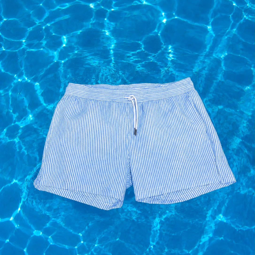Striped Blue swimwear