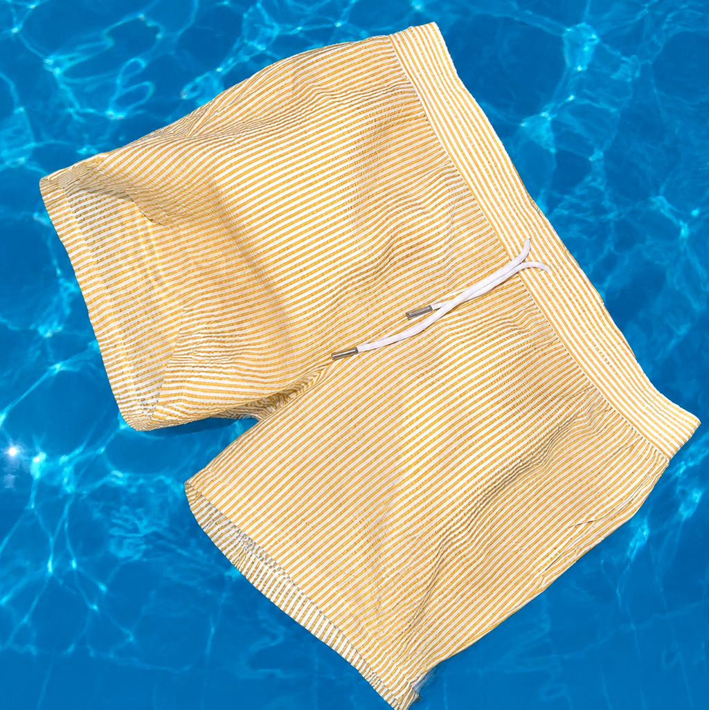 Striped Yellow swimwear