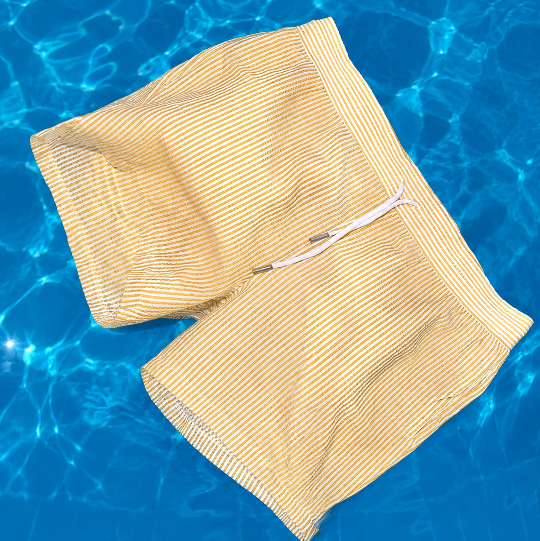 Striped Yellow swimwear