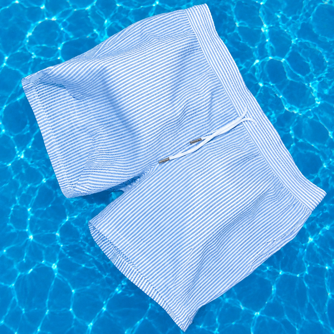 Striped Blue swimwear