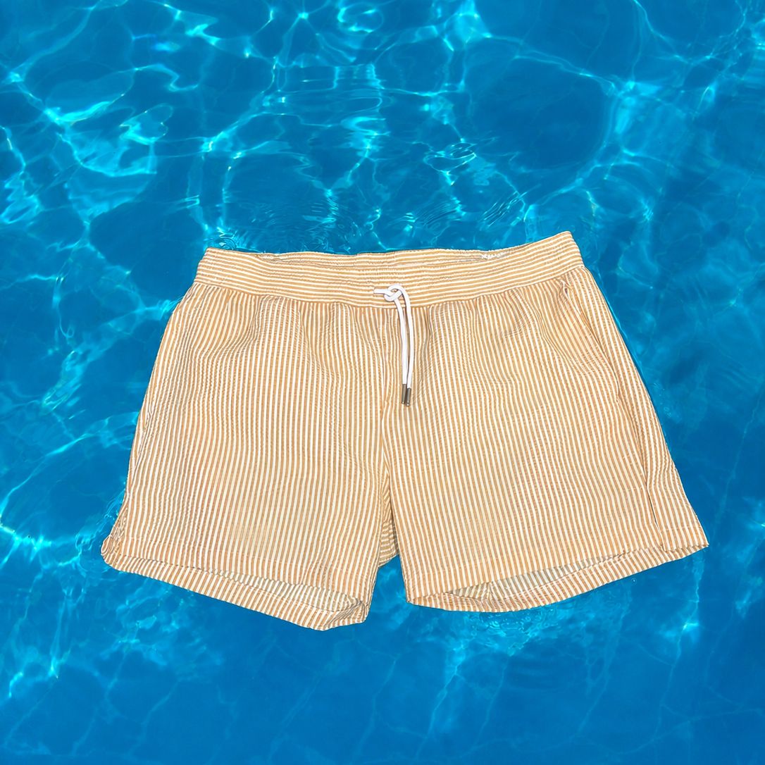 Striped Yellow swimwear